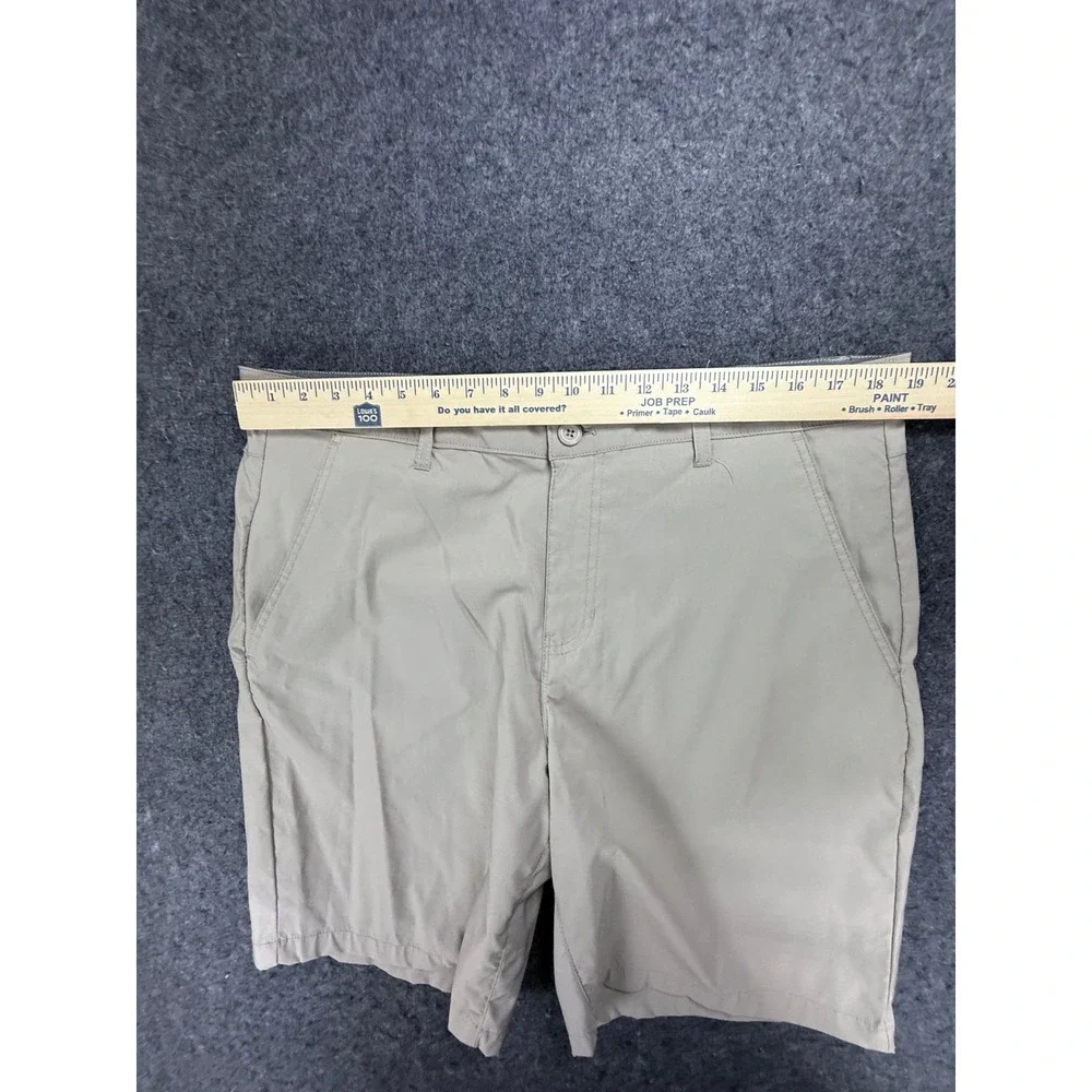 Rorie Whelan Eddie Bauer Golf Mens 36 Khaki Straight Fit‎ Shorts Outdoor Casual